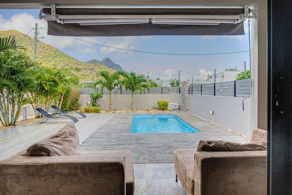 4BR La Gaulette - Mountain Views, Pool & Surf Apartment in Rivière Noire District, Mauritius