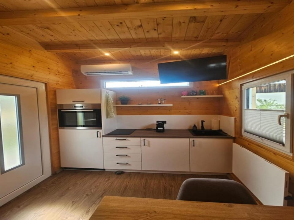 Kitchen or kitchenette, oven, stove