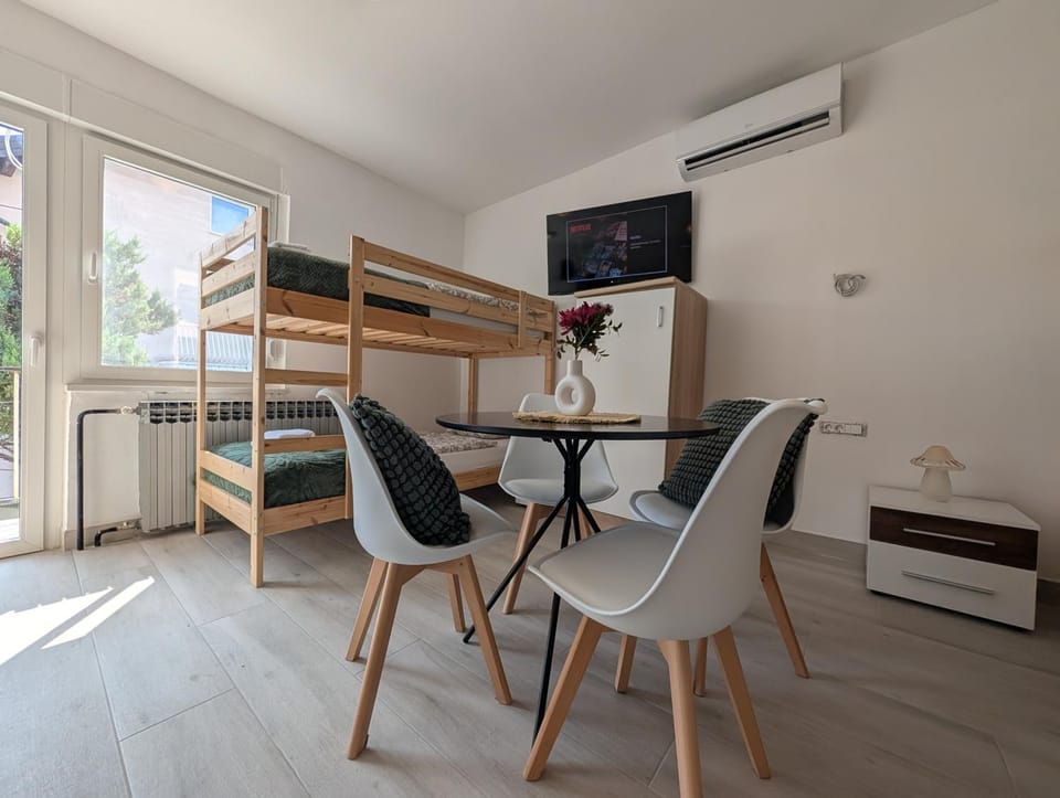 Comfy Studio For Four Apartment in City of Zagreb