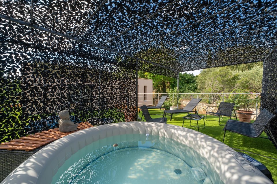 Property building, Living room, Swimming pool