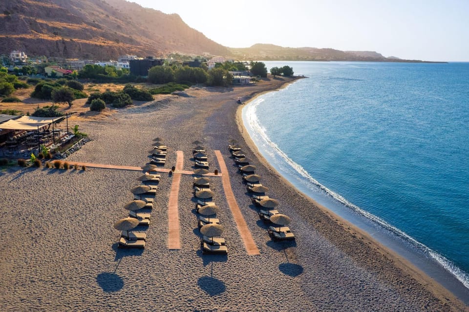 Day, Beach, Sea view, sunbed