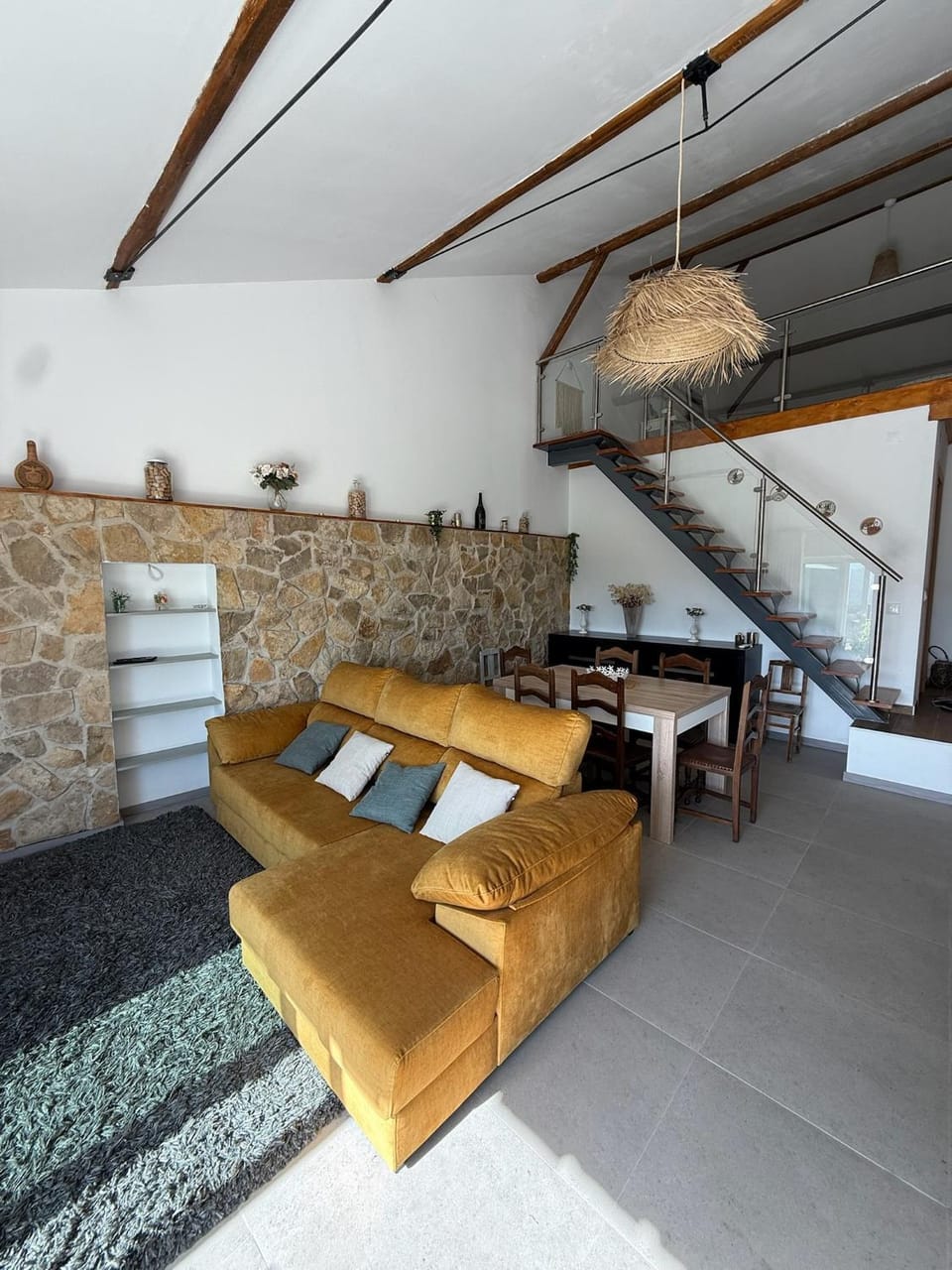 Living room, Seating area, Dining area