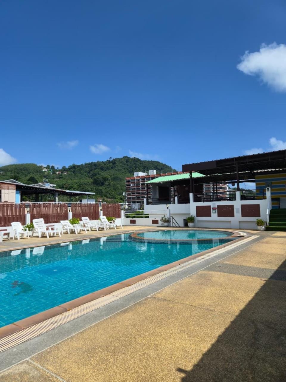 Natural landscape, Mountain view, Swimming pool