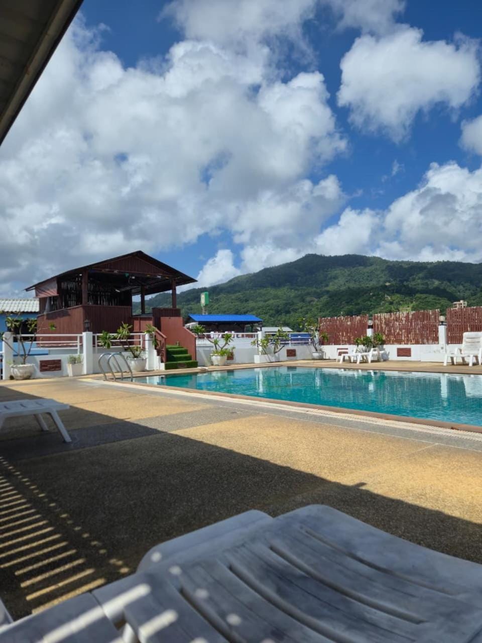 Natural landscape, Mountain view, Pool view, Swimming pool