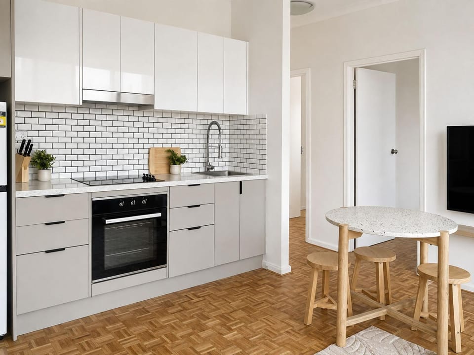 microwave, oven, kitchen