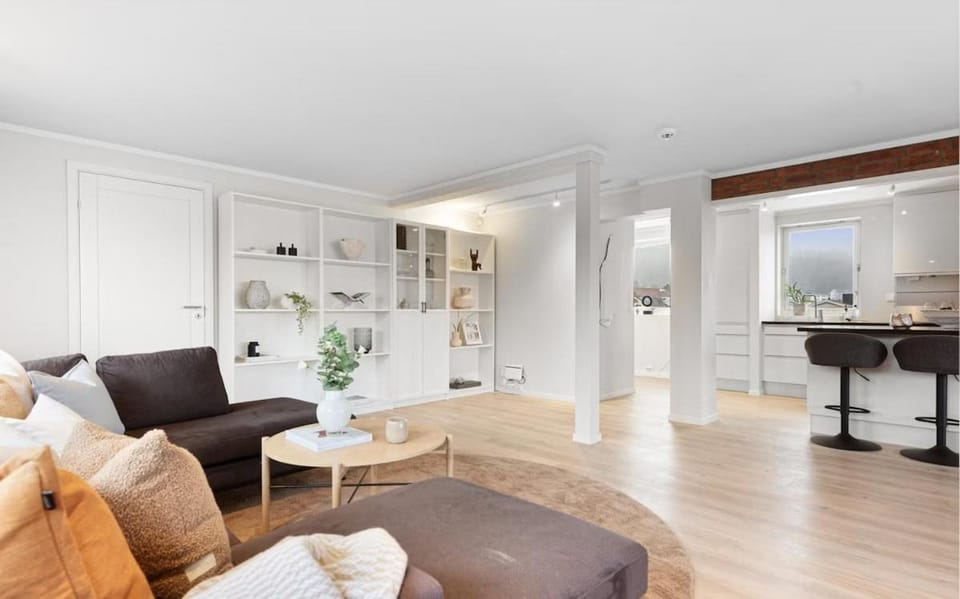 Bright and spacious, close to the city center and train Apartment in Viken, Norway