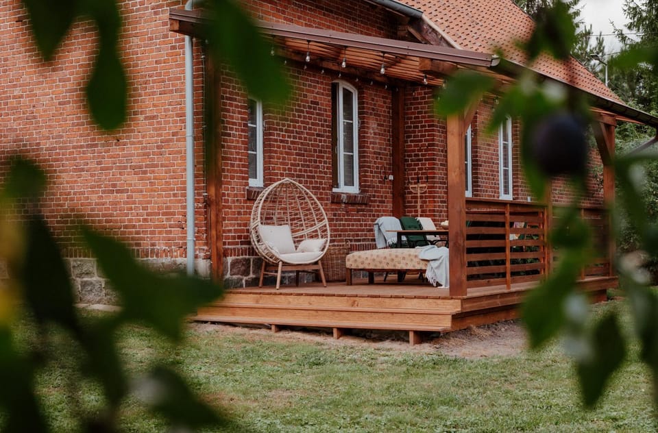 Ceglany sad House in Poland