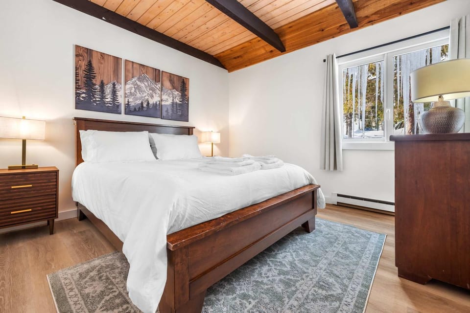 Modern Trailside Condo with Loft Ski Access House in Mount Holly
