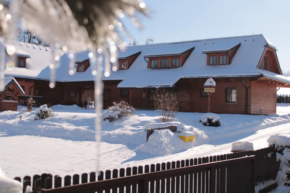 Property building, Day, Winter
