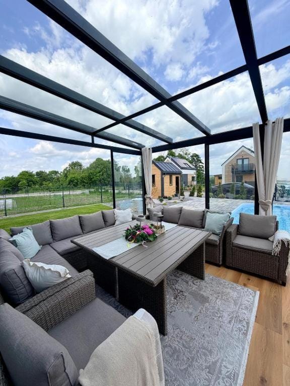 Enklawa Dudki dom z basenem i sauną House in Poland