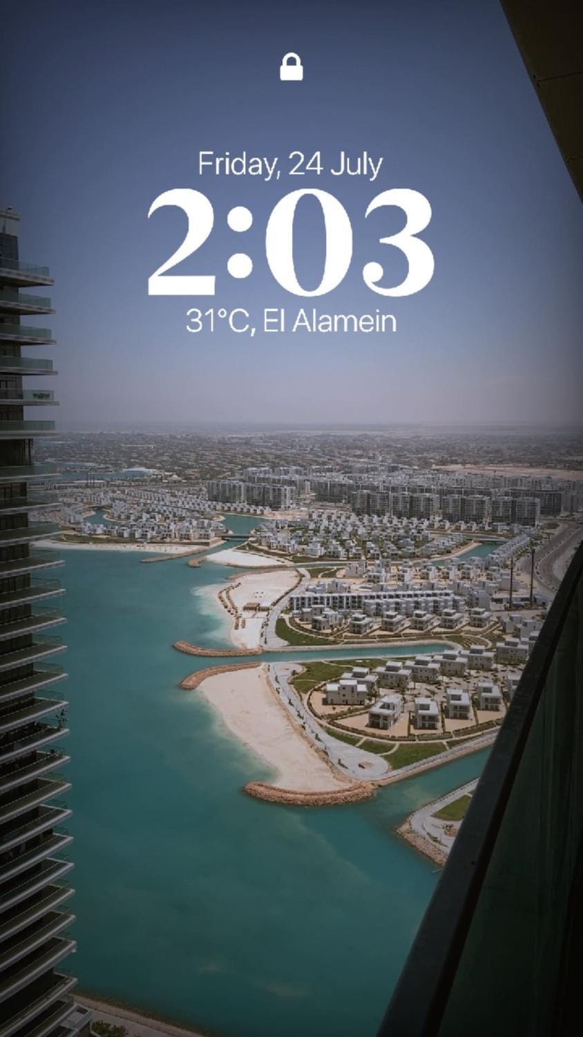 Alamein towers gate 5 34th floor Sea and Lagoon View Chalet Apartment in Egypt