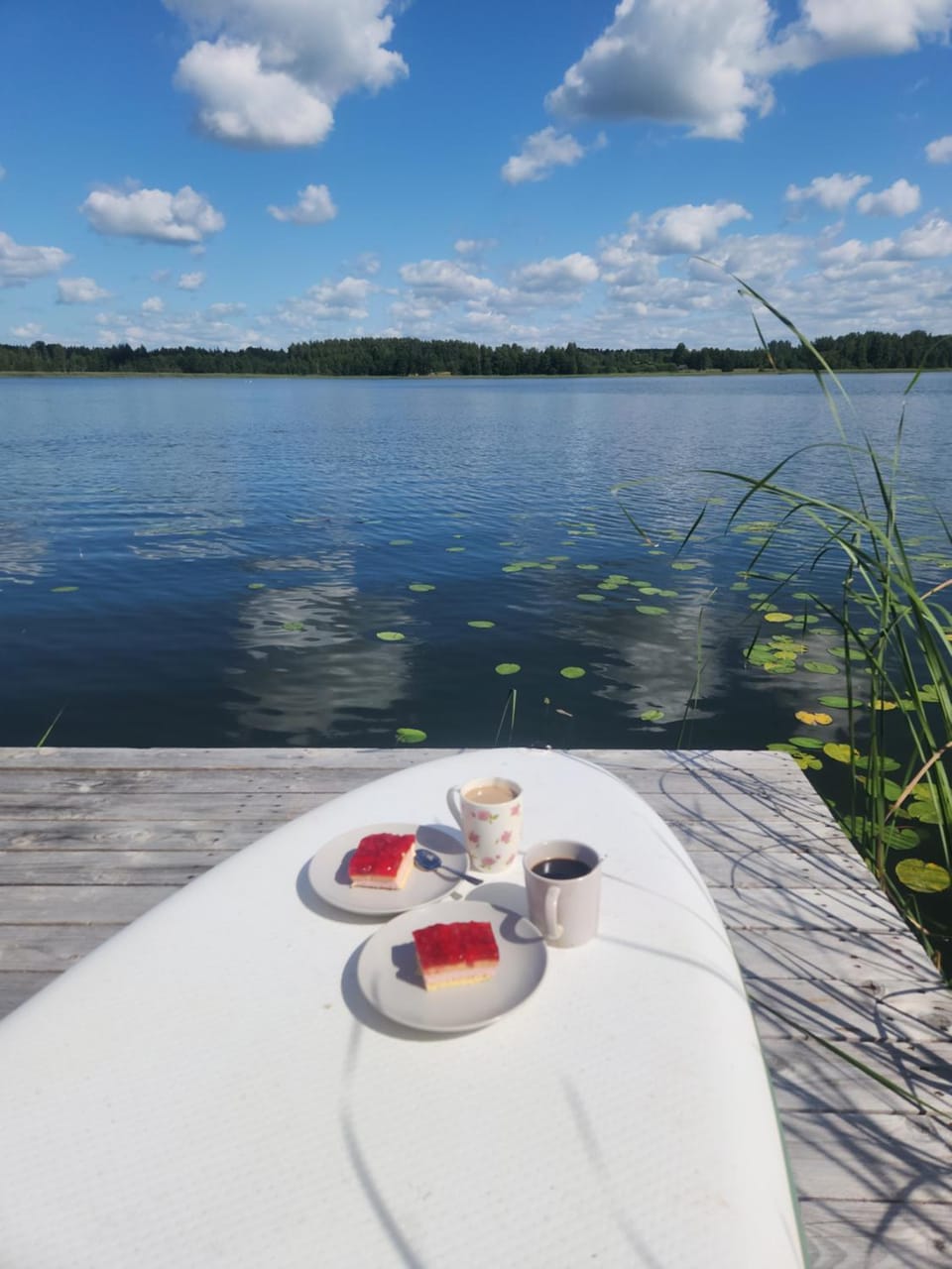 Day, Natural landscape, Lake view