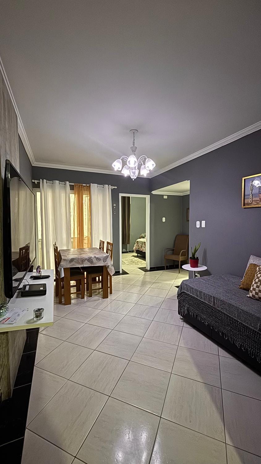Apartamento Aconchegante a Poucos Passos do Mar - Até 8 Pessoas Apartment in State of São Paulo