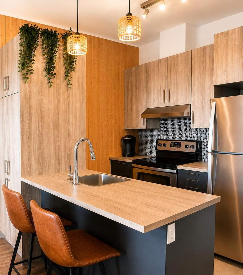 Penthouse FREE indoor Parking Downtown, Balcony Apartment in Quebec City