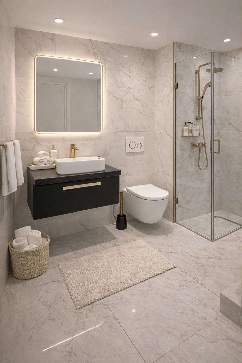 Hanza Tower BLACK 22 SPA & Pool & Sauna & Jacussi Apartment in Szczecin