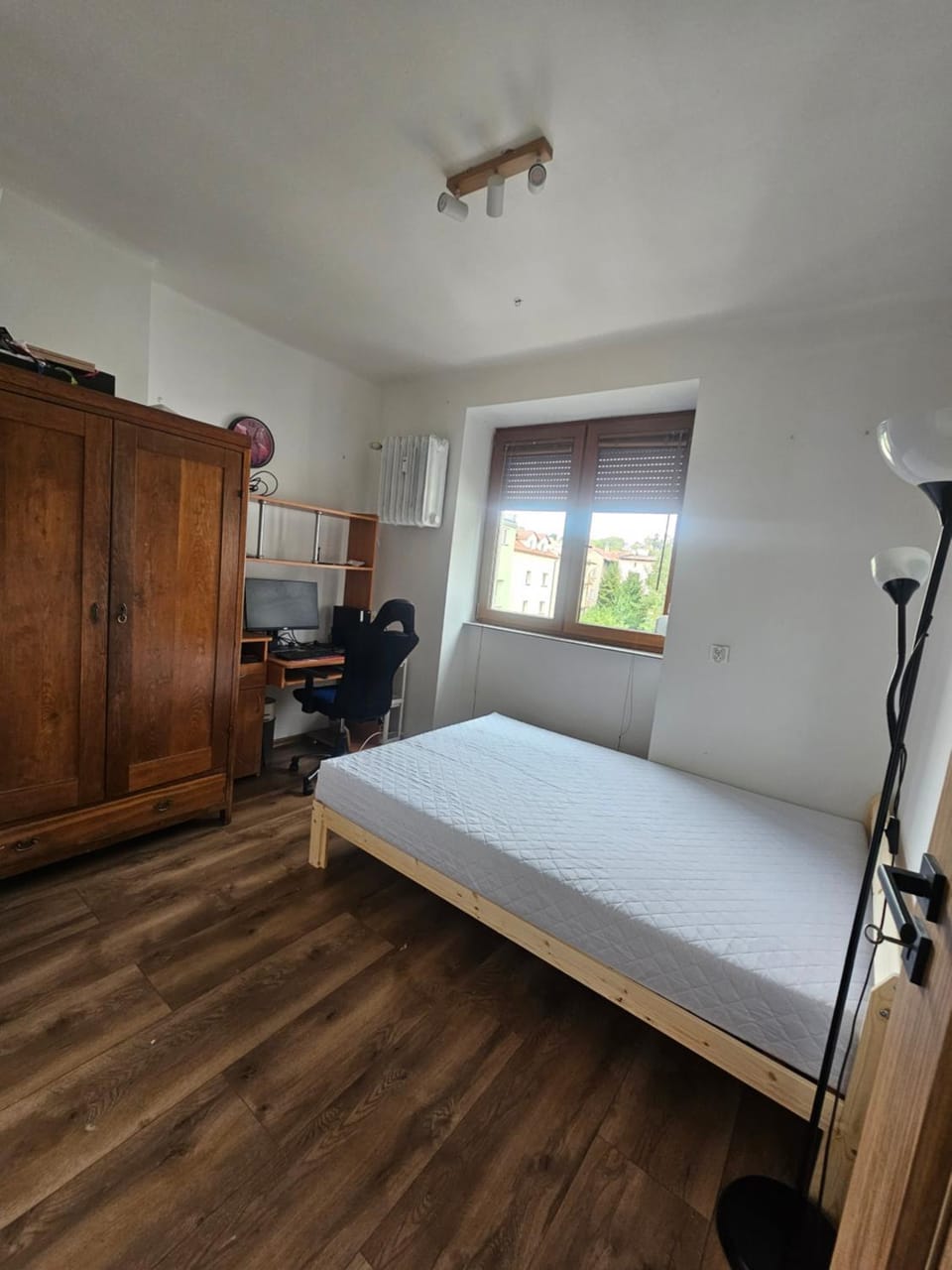 Bed, Photo of the whole room, Bedroom, wardrobe