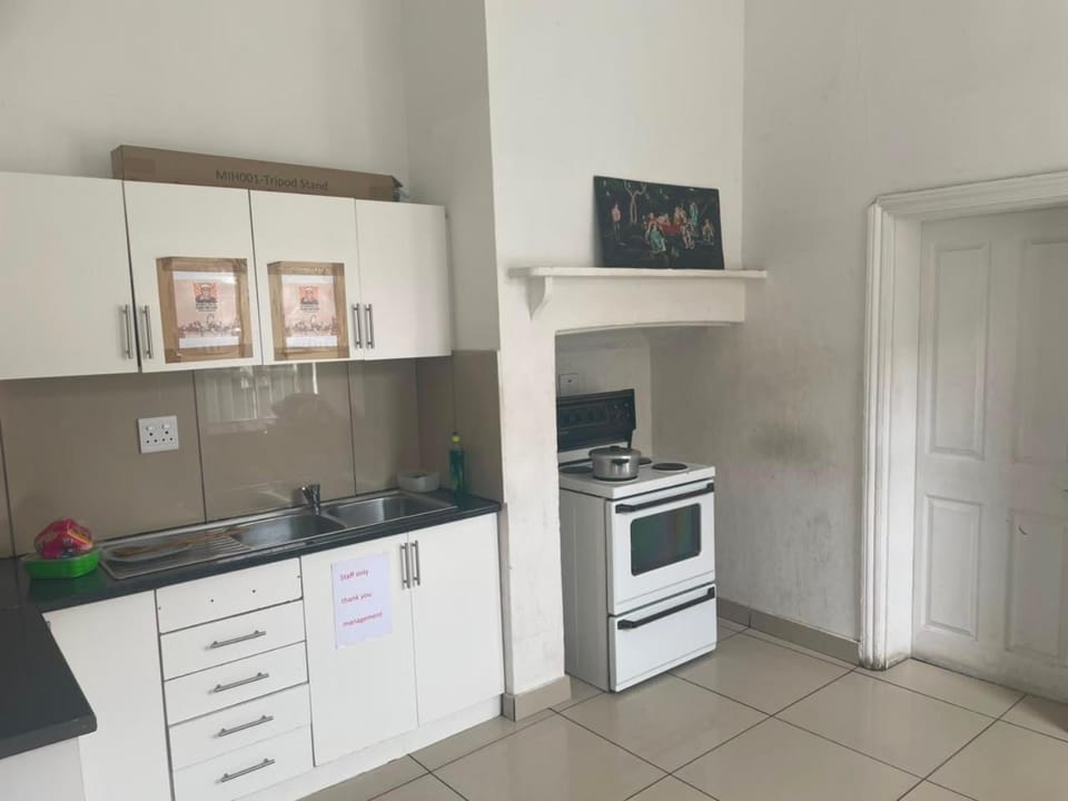 Kitchen or kitchenette, dishwasher, stove