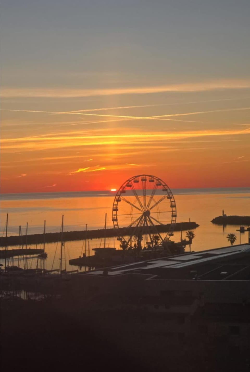 Sea view, Sunset