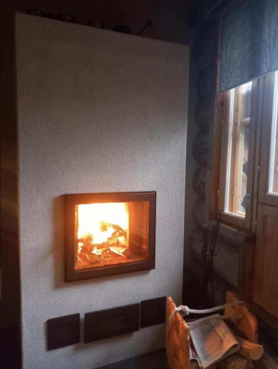 Rukkanen - Cozy 1BR Apt with Fireplace & Sauna House in Finland