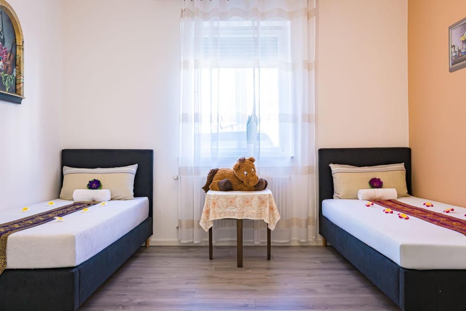 Property building, Living room, Bedroom
