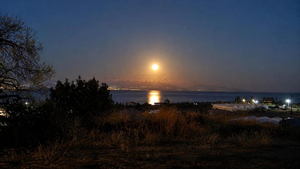 Night, Sea view