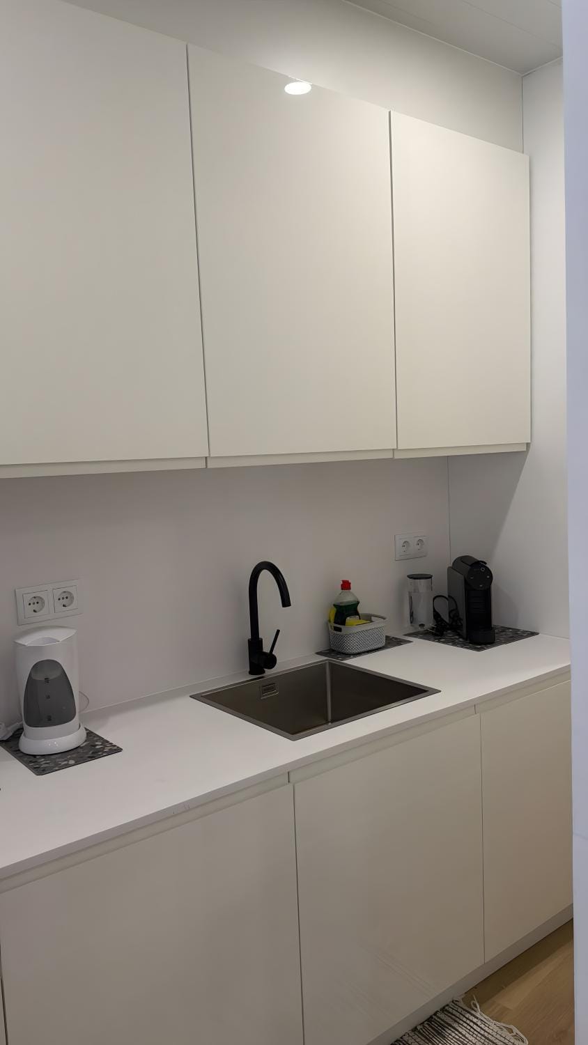 Kitchen or kitchenette, Living room