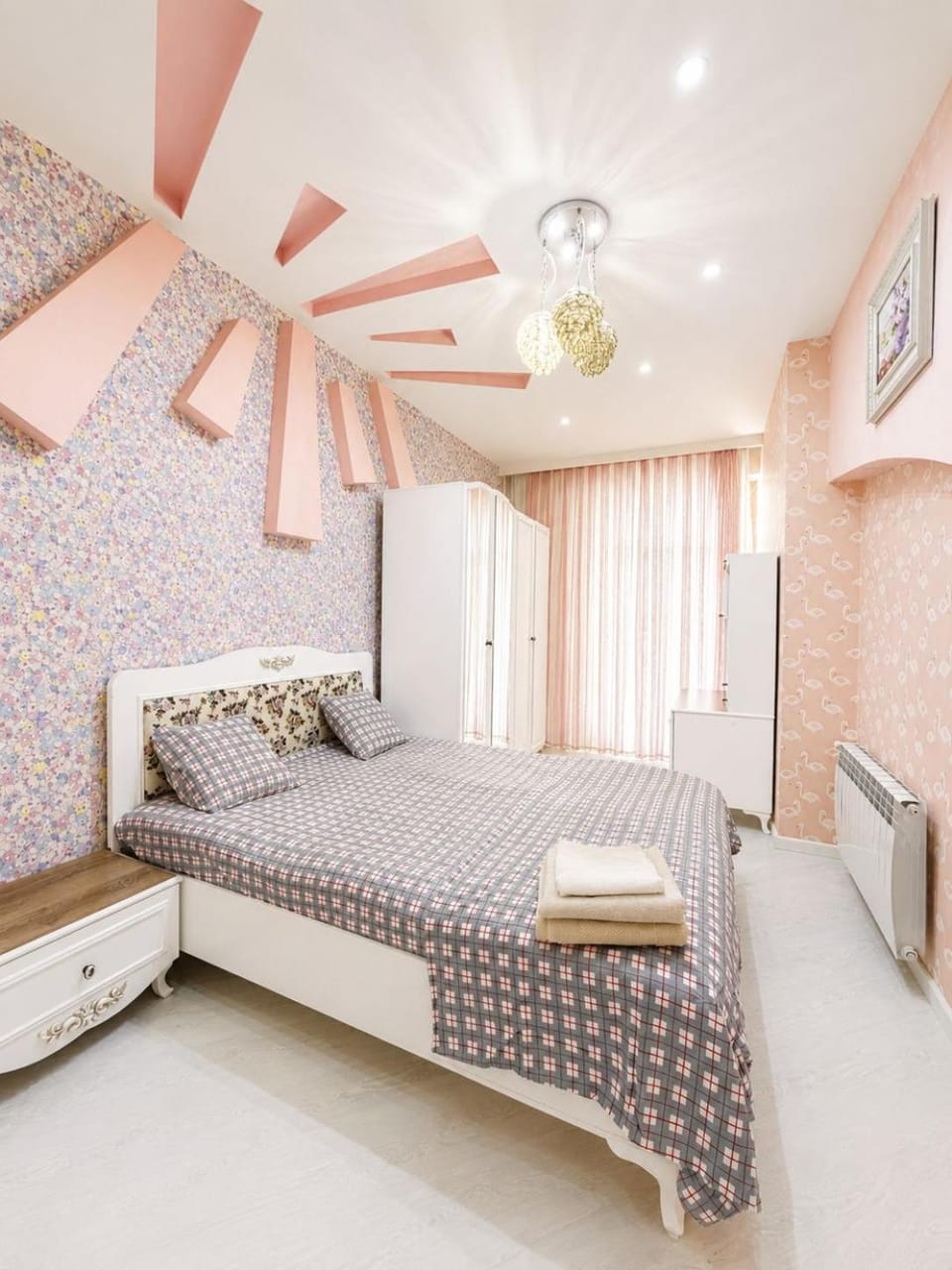 Bed, Bedroom, air conditioner