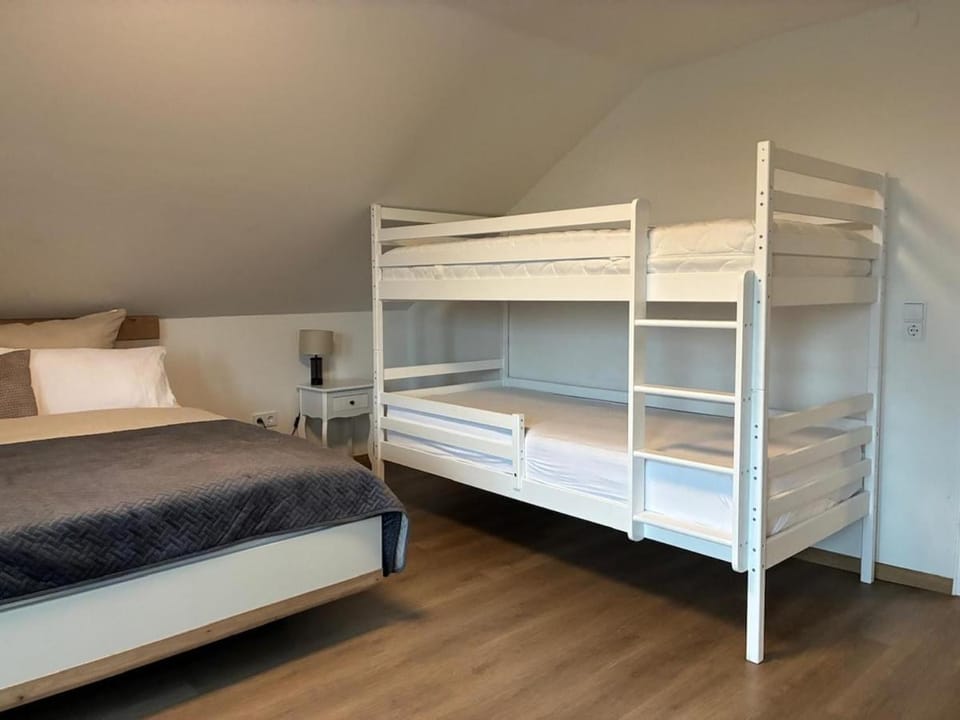 Bed, Photo of the whole room, Bedroom, bunk bed