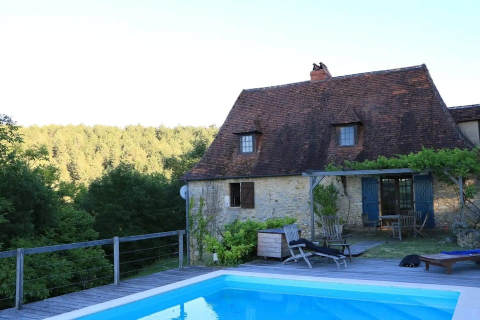Property building, Living room, Swimming pool