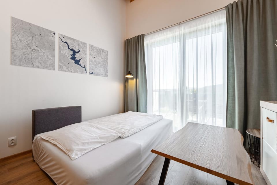 Bed, Living room, Area and facilities
