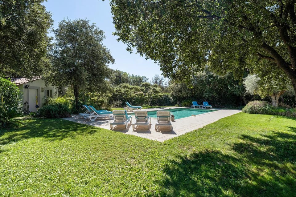Property building, Living room, Swimming pool