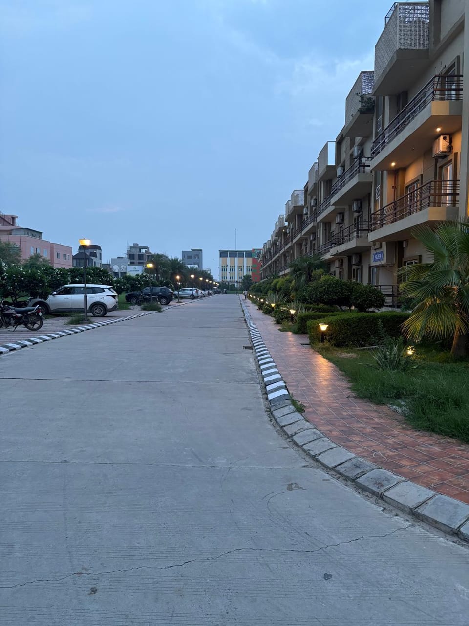 Quiet street view