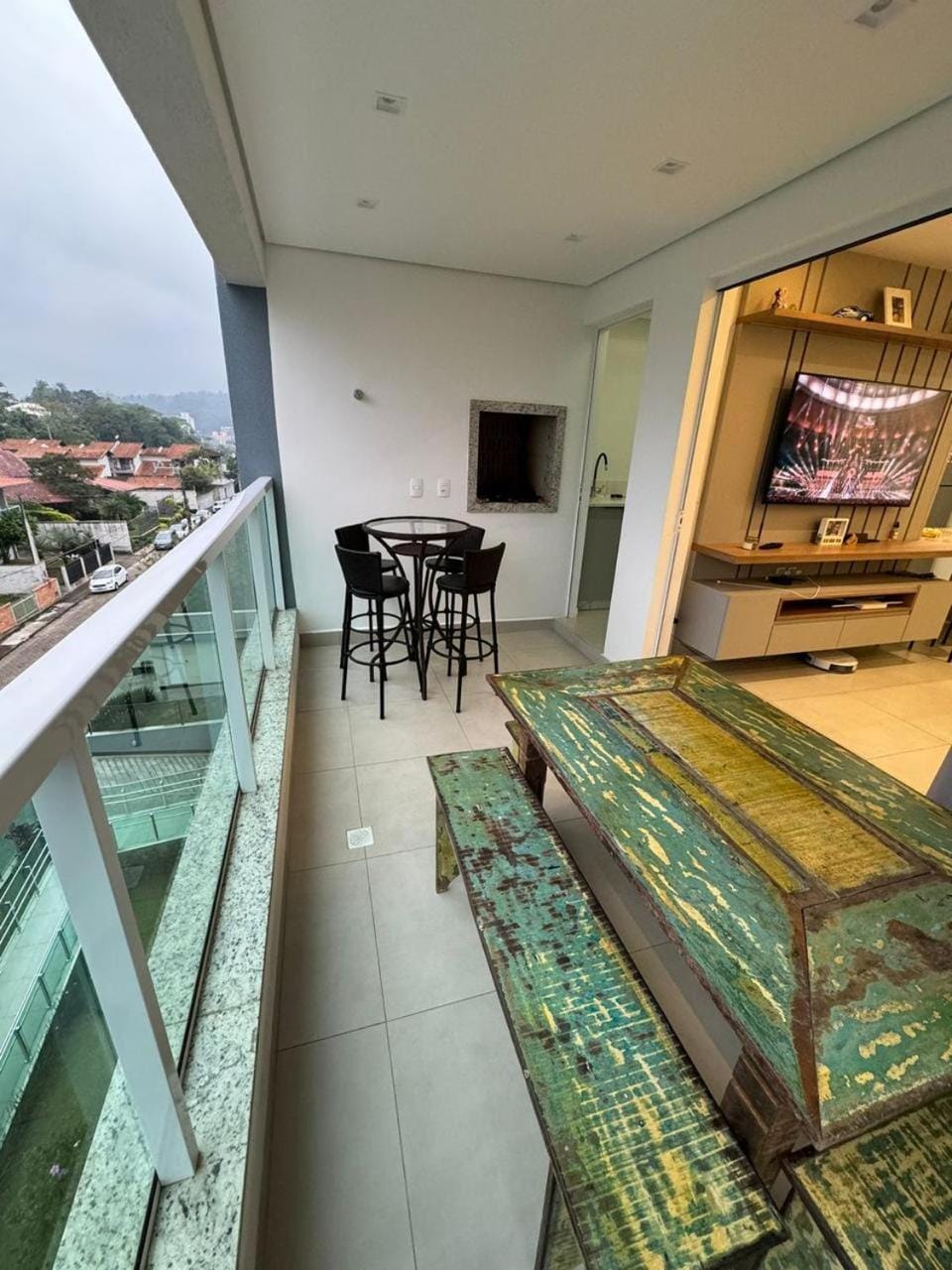 Apto 10 min a pé Oktoberfest com 2 dorm e garagem Apartment in Blumenau