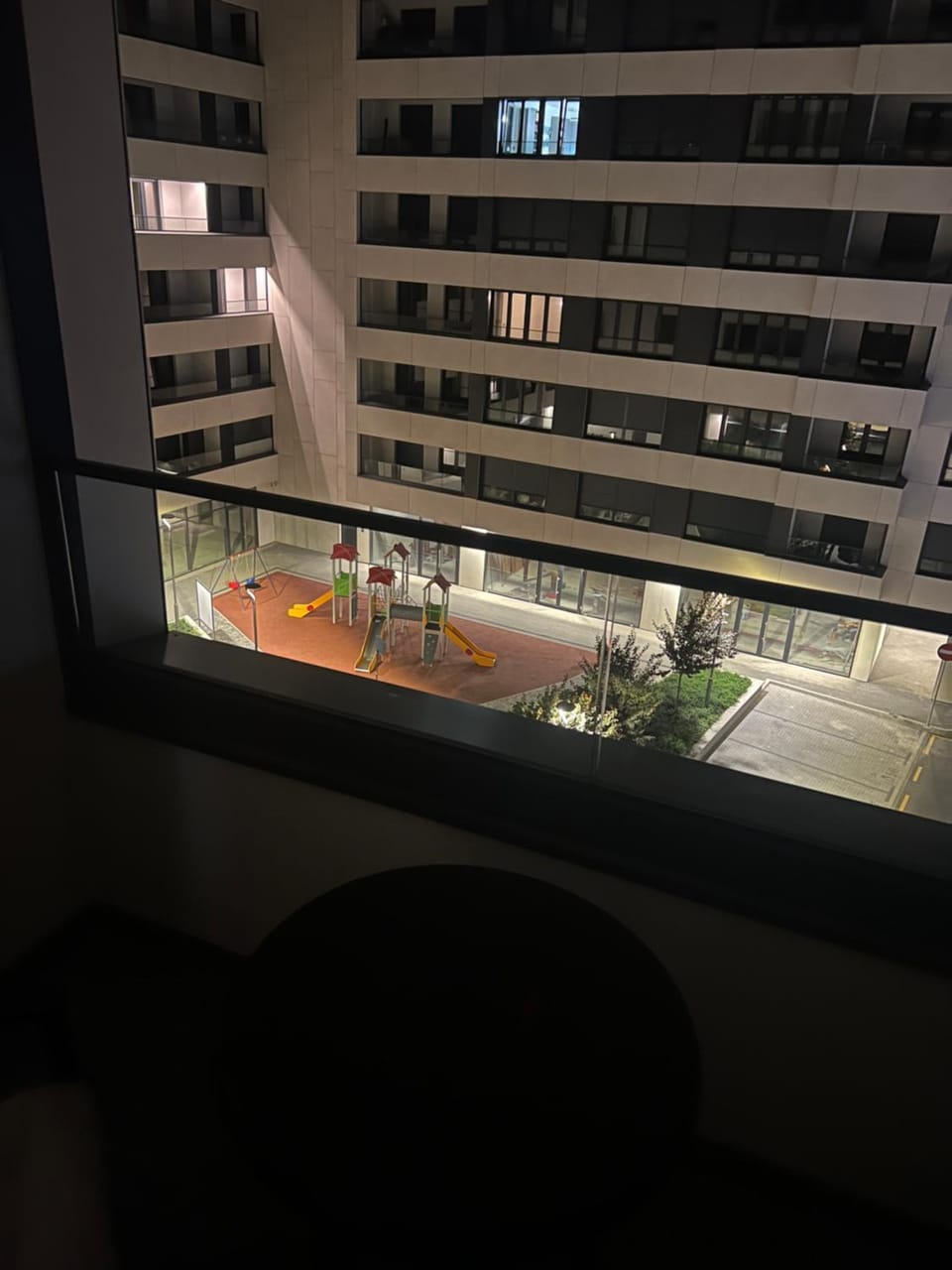 Night, View (from property/room), Balcony/Terrace