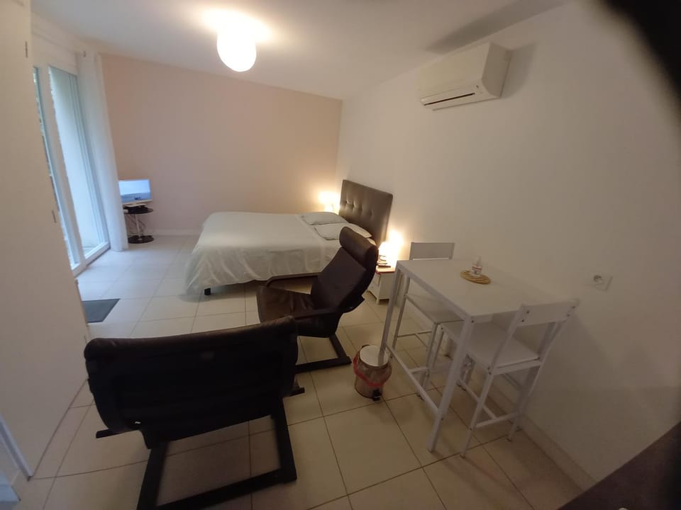 Studio meublé climatisé 4 étoiles chez André Apartment in Jonzac