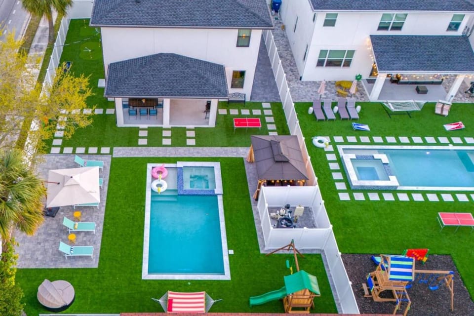 Luxe Tampa Villa with Pool Spa Game Room and More Sleeps 19 Plus House in Tampa