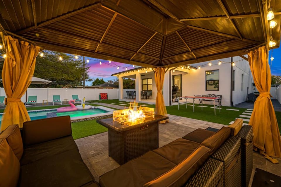 Luxe Tampa Villa with Pool Spa Game Room and More Sleeps 19 Plus House in Tampa