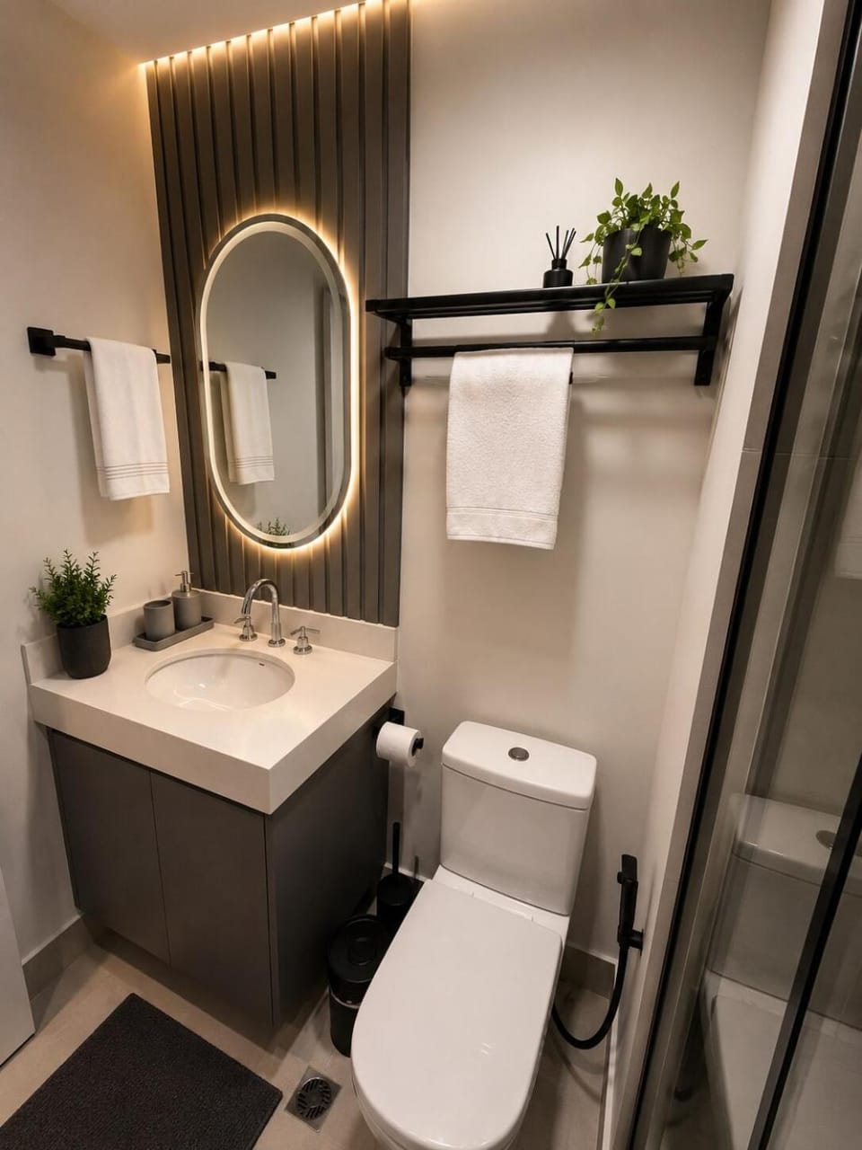 Toilet, Bathroom, bidet, towels