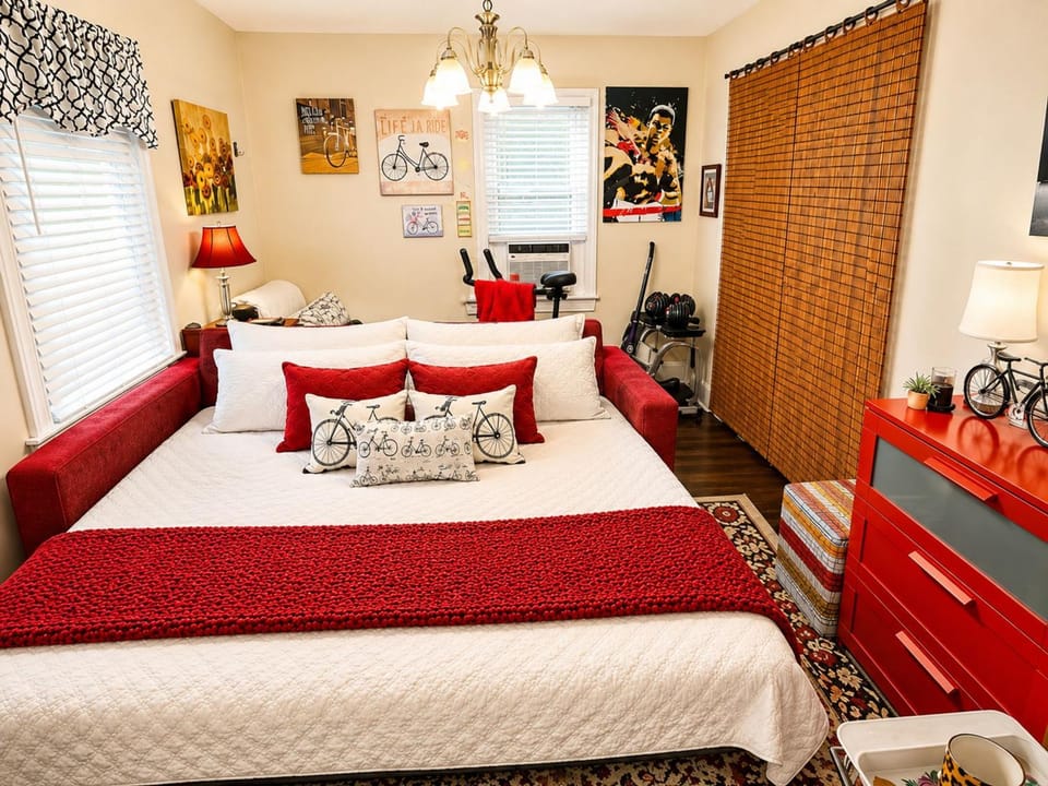 Bed, Cycling, Bedroom