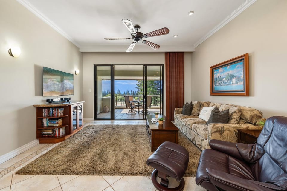 Golf course 1BR with ocean views and lanai, Kapalua Golf Villas 17T7 House in Kapalua