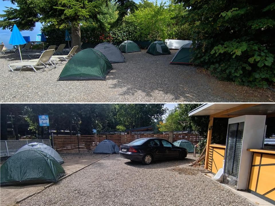 Tent Spots TRAVEL HUB Campground/ 
RV Resort in Municipality of Ohrid, North Macedonia