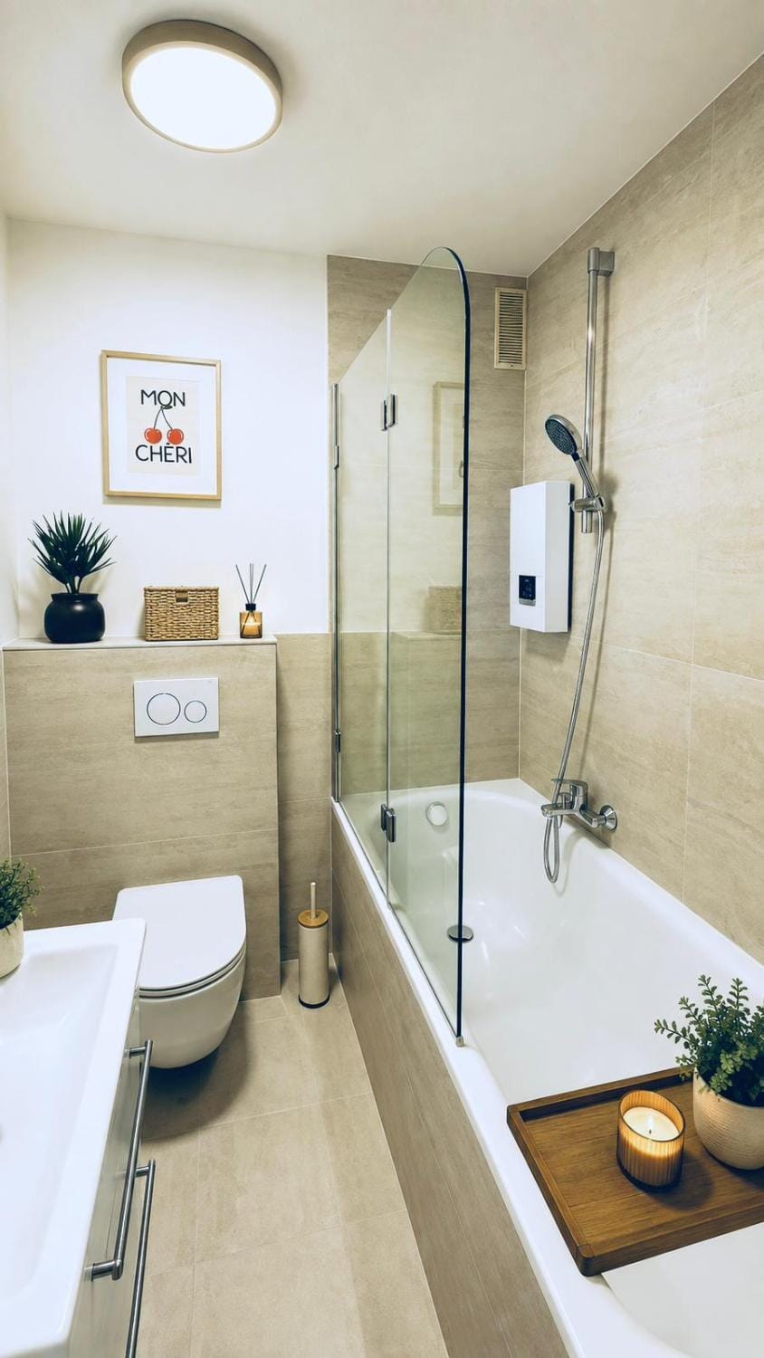 Bathroom, Bath, towels