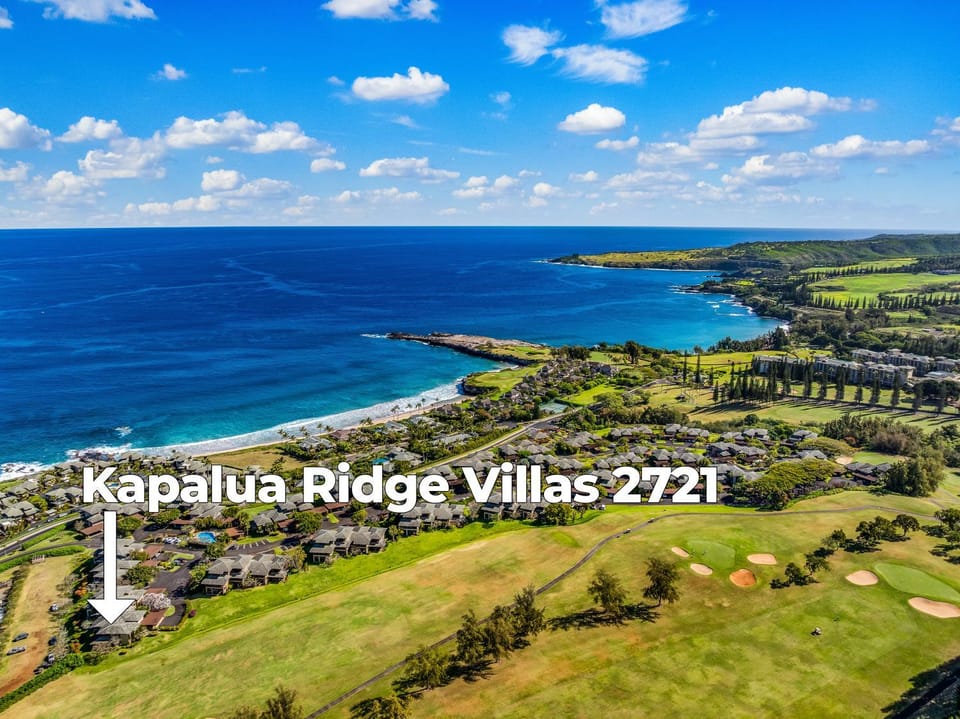 Spacious West Maui 1BD Luxury with Ocean Views Lanai - Kapalua Ridge Villa 2721 House in Kapalua