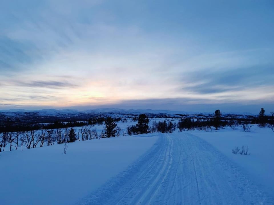 Hytte med jacuzzi i nordlysbyen Alta House in Troms Og Finnmark