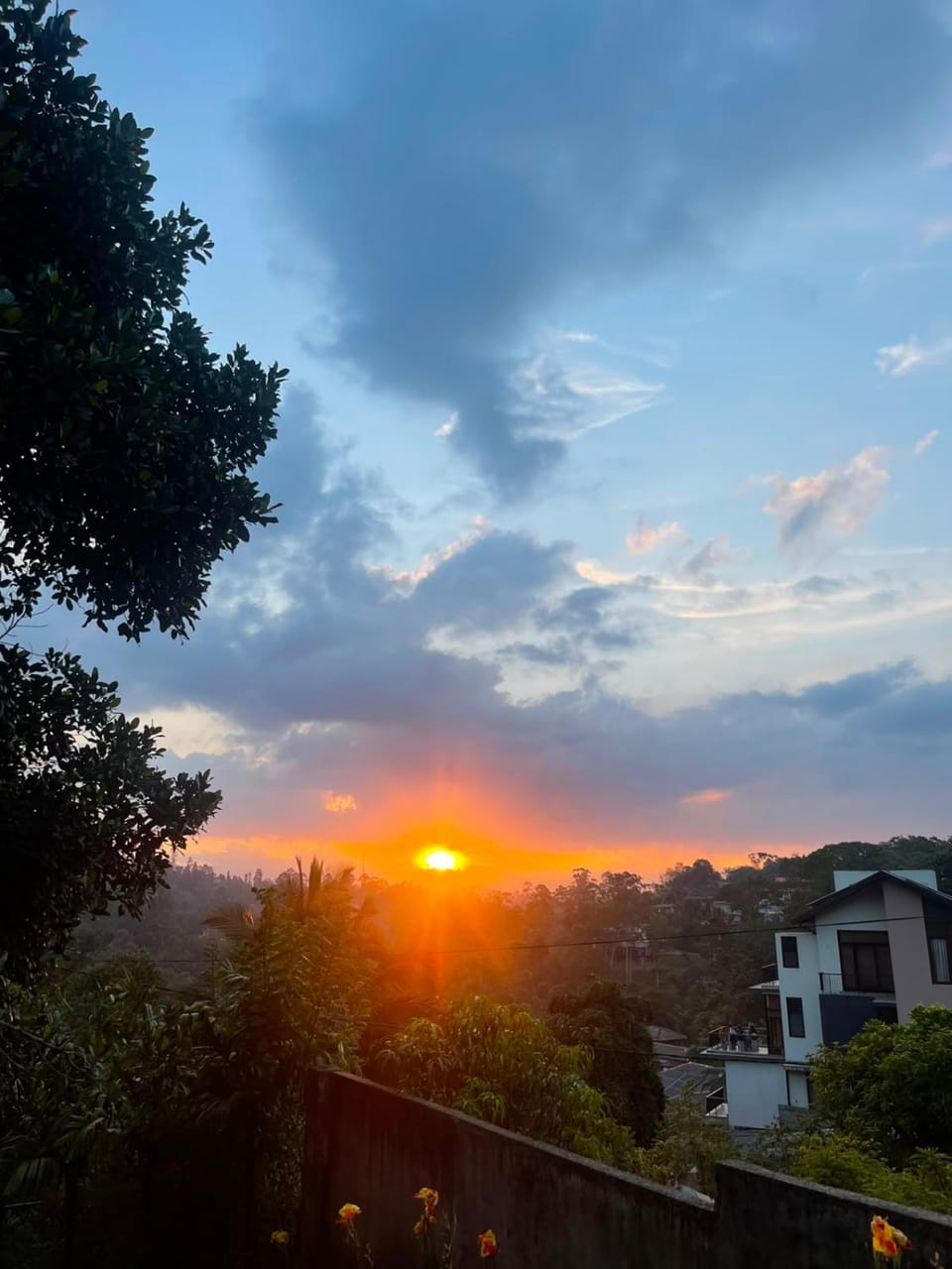 Natural landscape, Balcony/Terrace, Sunset