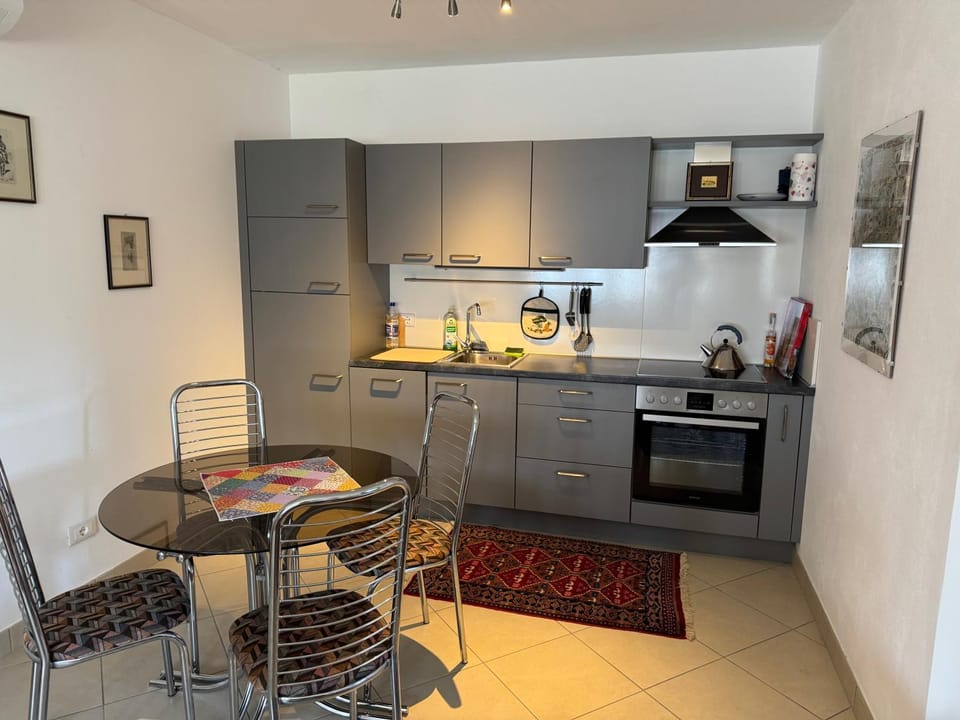 Kitchen or kitchenette, Dining area, oven, stove