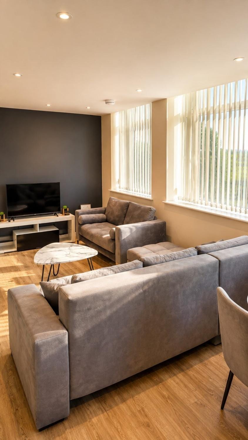 Modern Manchester Escape Old Trafford Long stays Apartment in Stretford