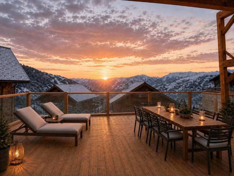 Luxury 3 Bedroom Apartment with Ski in Ski-out and Hot Tub Apartment in Landry