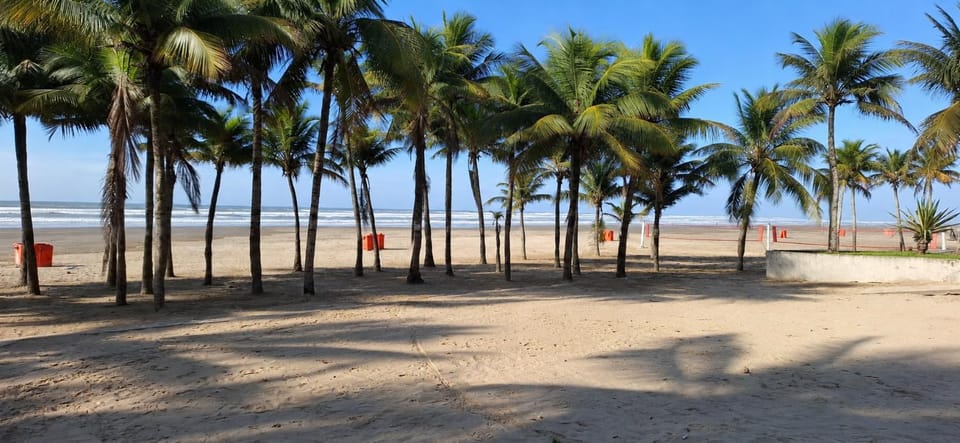 Apartamento 100m da Praia, Churrasqueira Apartment in State of São Paulo
