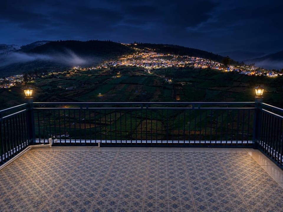 Night, Natural landscape, Mountain view